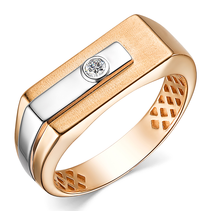 Кольцо, золото, бриллиант, 15265-А00